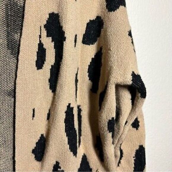 Zesica animal print‎ sweater cardigan womens size small - Picture 4 of 5